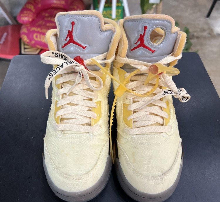 Air Jordan 5 Off White Sail Sz 6 5 2020