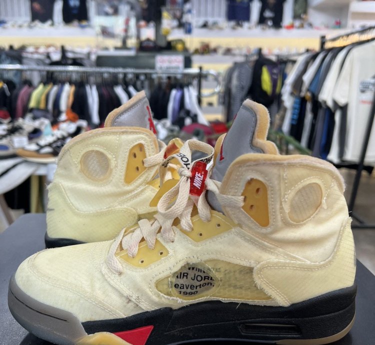 Air Jordan 5 Off White Sail Sz 6 5 2020