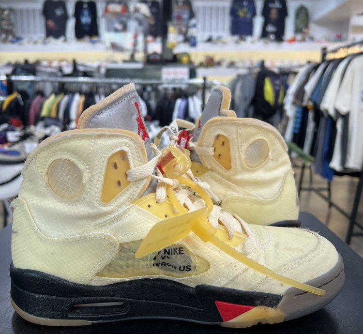 Air Jordan 5 Off White Sail Sz 6 5 2020