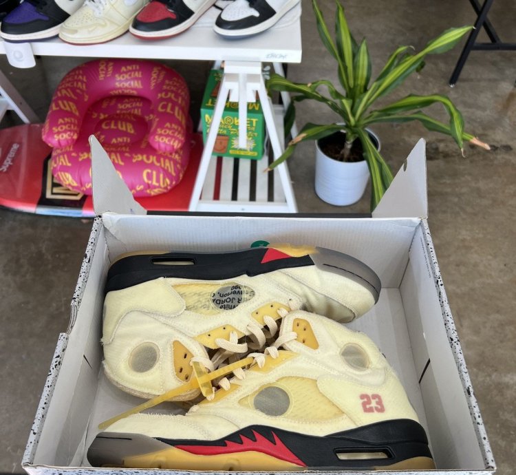 Air Jordan 5 Off White Sz 10 5 2020