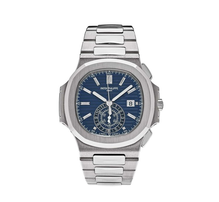 Patek Philippe Nautilus 5976 1g-001 40th Anniversary Chronograph White Gold Blue Diamond Dial Limited Edition 2017