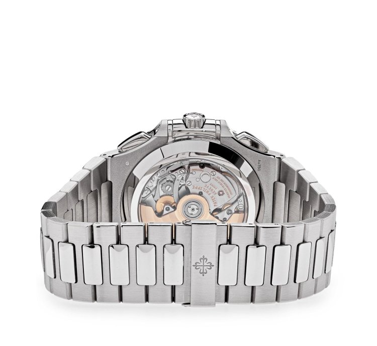 Patek Philippe Nautilus 5976 1g-001 40th Anniversary Chronograph White Gold Blue Diamond Dial Limited Edition 2017