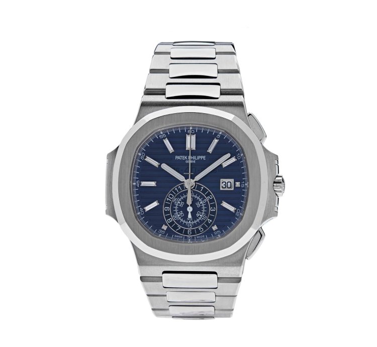Patek Philippe Nautilus 5976 1g-001 40th Anniversary Chronograph White Gold Blue Diamond Dial Limited Edition 2018