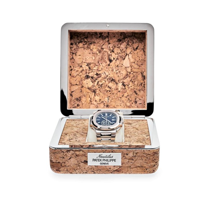 Patek Philippe Nautilus 5976 1g-001 40th Anniversary Chronograph White Gold Blue Diamond Dial Limited Edition 2018