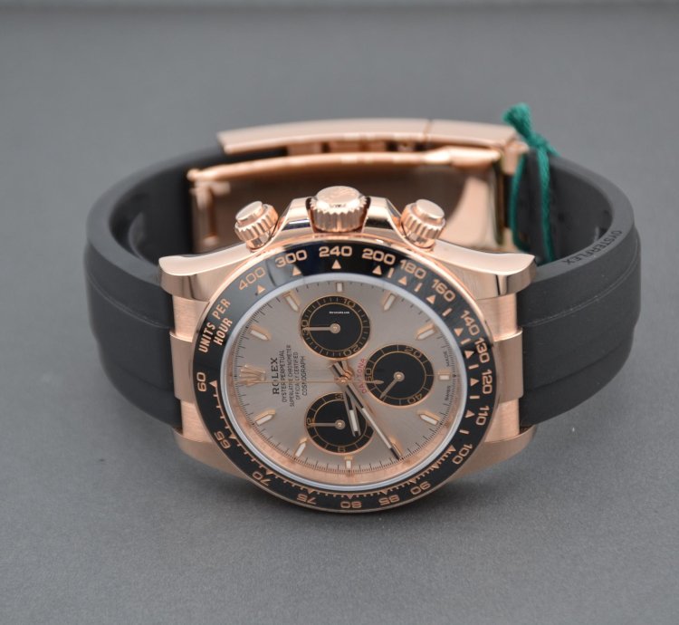 Rolex Daytona Cosmograph Daytona Sundust Dial Rose Gold Oysterfelx