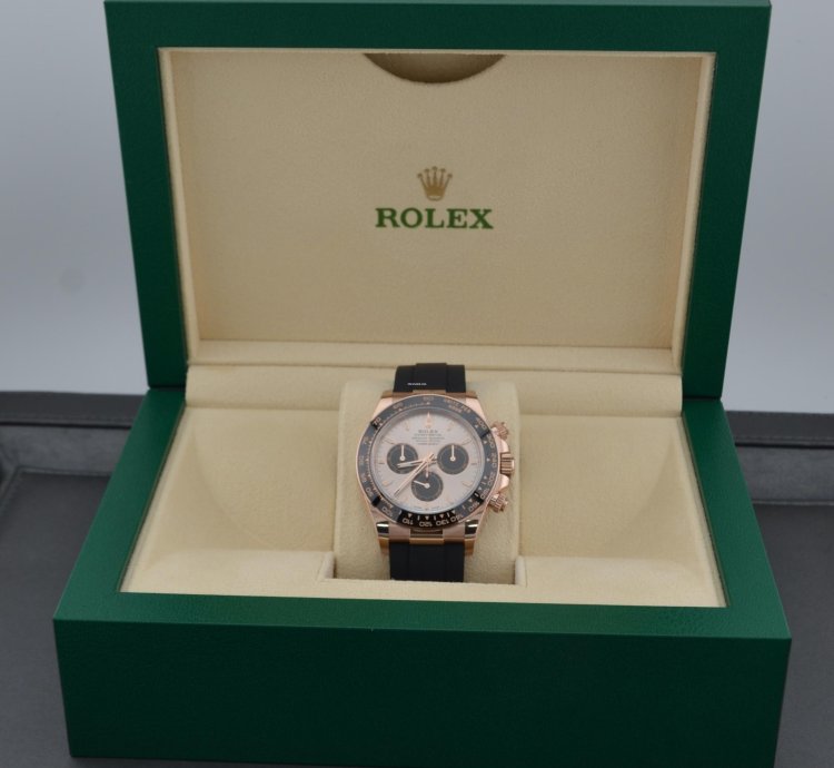 Rolex Daytona Cosmograph Daytona Sundust Dial Rose Gold Oysterfelx
