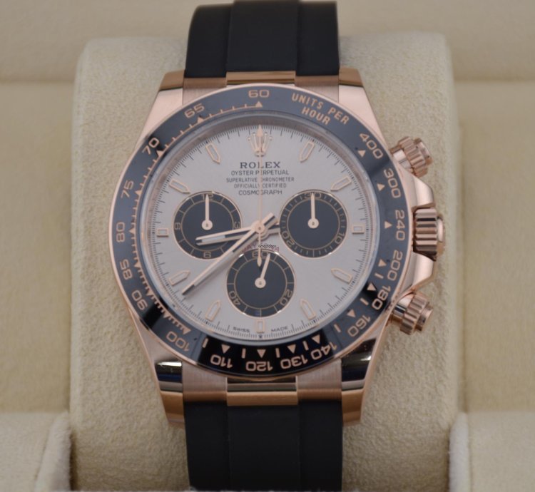 Rolex Daytona Cosmograph Daytona Sundust Dial Rose Gold Oysterfelx