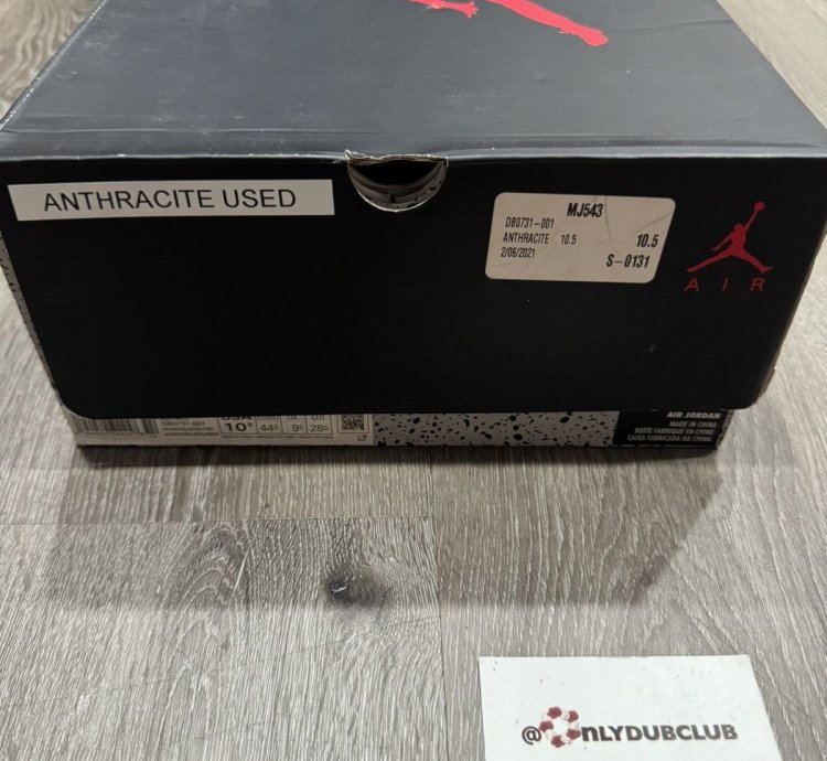 Air Jordan 5 Retro Anthracite Size 10 5
