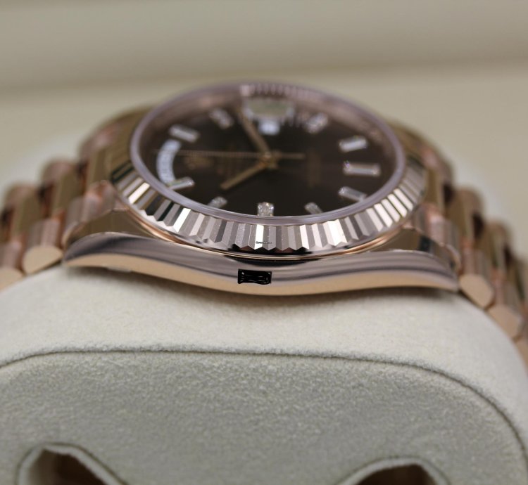 Rolex Day-date 40 Choco Baguette 2024