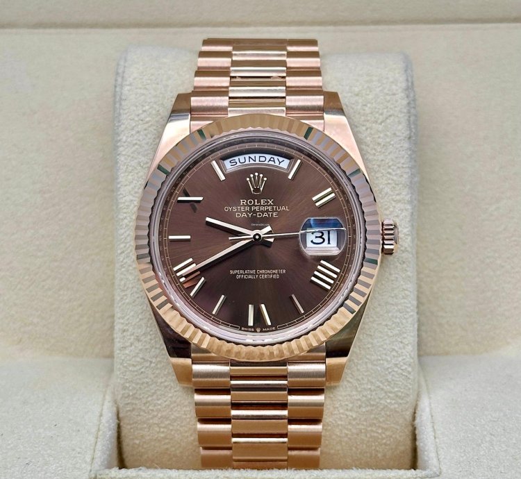 Rolex Day-date 40 Choco Roman