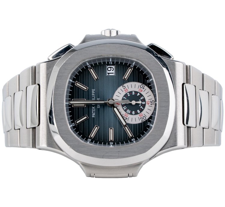 Patek Philippe Nautilus 5980 1a Stainless Steel With Blue Dial