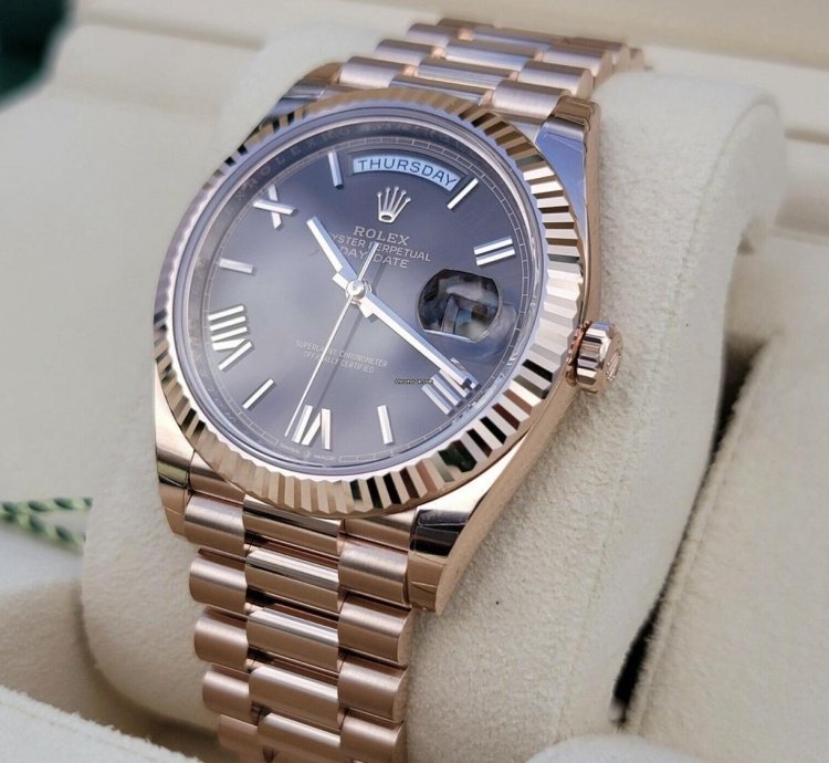 Rolex Day-date 40 Chocolate 2024 Neu Everose Full Set