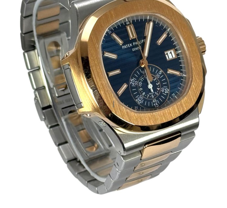 Patek Philippe Nautilus 5980 1a-001 - 2015 - Nautilus Chronograph - Box And Papers - Steel And Rose Gold