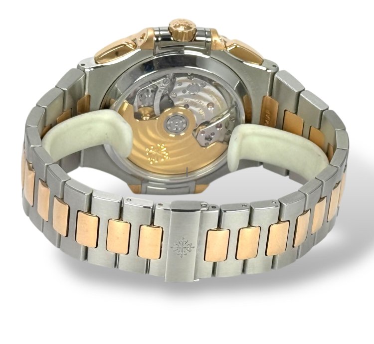 Patek Philippe Nautilus 5980 1a-001 - 2015 - Nautilus Chronograph - Box And Papers - Steel And Rose Gold