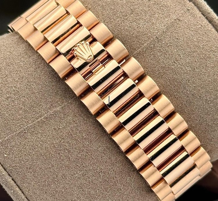 Rolex Day-date 40 Chocolate Brown Rose Gold