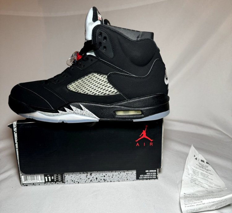 Air Jordan 5 Retro Og Metallic 2016 Men Shoes - Size 11 5