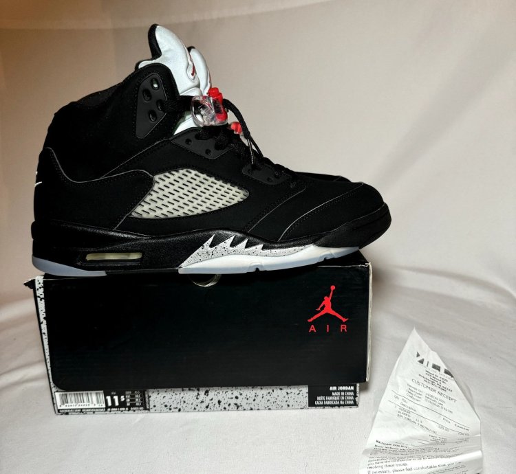 Air Jordan 5 Retro Og Metallic 2016 Men Shoes - Size 11 5