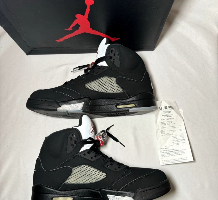 Air Jordan 5 Retro Og Metallic 2016 Men Shoes - Size 11 5