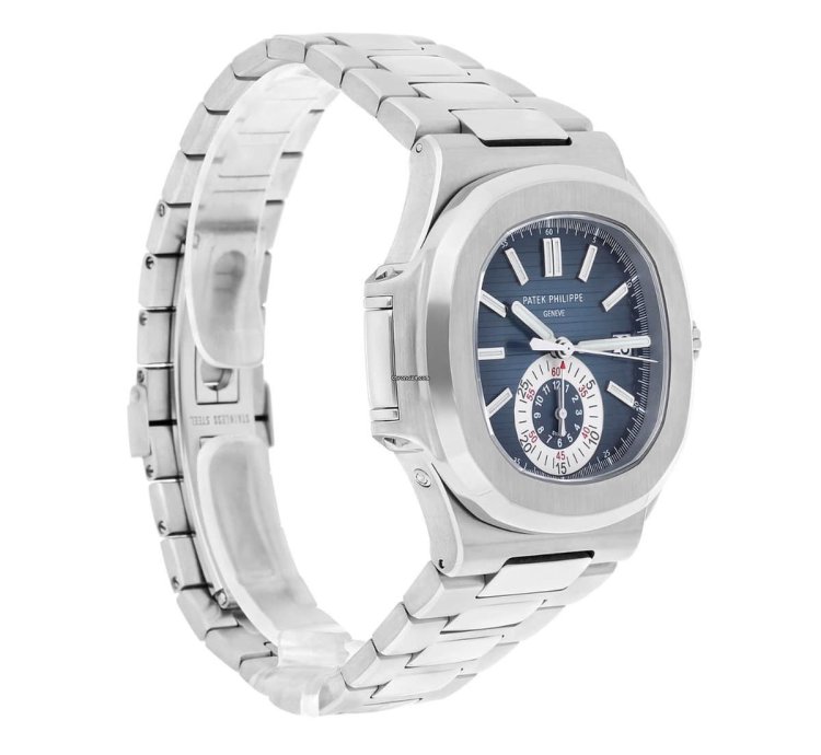Patek Philippe Nautilus 5980 1a-001 Gradient Blue Dial Steel Bracelet Box Papers