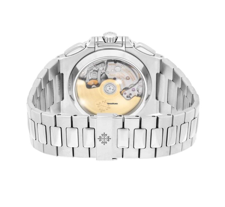 Patek Philippe Nautilus 5980 1a-001 Gradient Blue Dial Steel Bracelet Box Papers