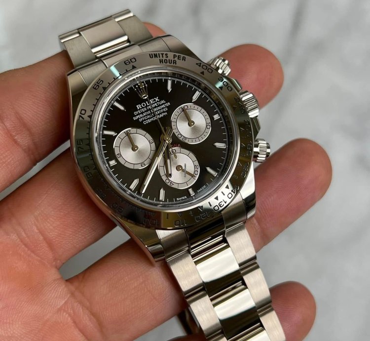 Rolex Daytona Cosmograph Daytona White Gold Black Bnib 2025