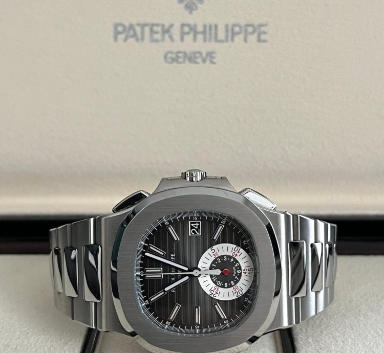 Patek Philippe Nautilus 5980 1a-014 Black Dial Never Polished Full Set Ita