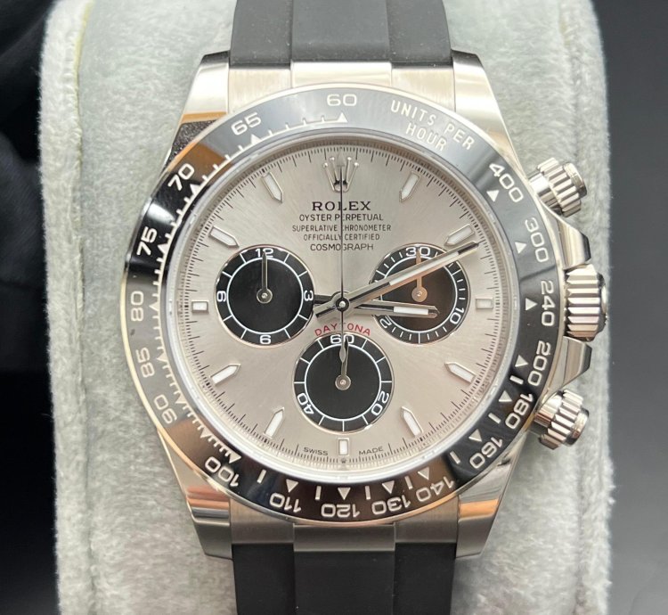 Rolex Daytona Cosmograph Daytona White Gold Oyster-flex Bracelet Ghost New Model