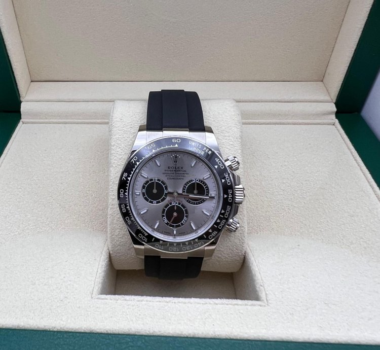 Rolex Daytona Cosmograph Daytona White Gold Oyster-flex Bracelet Ghost New Model