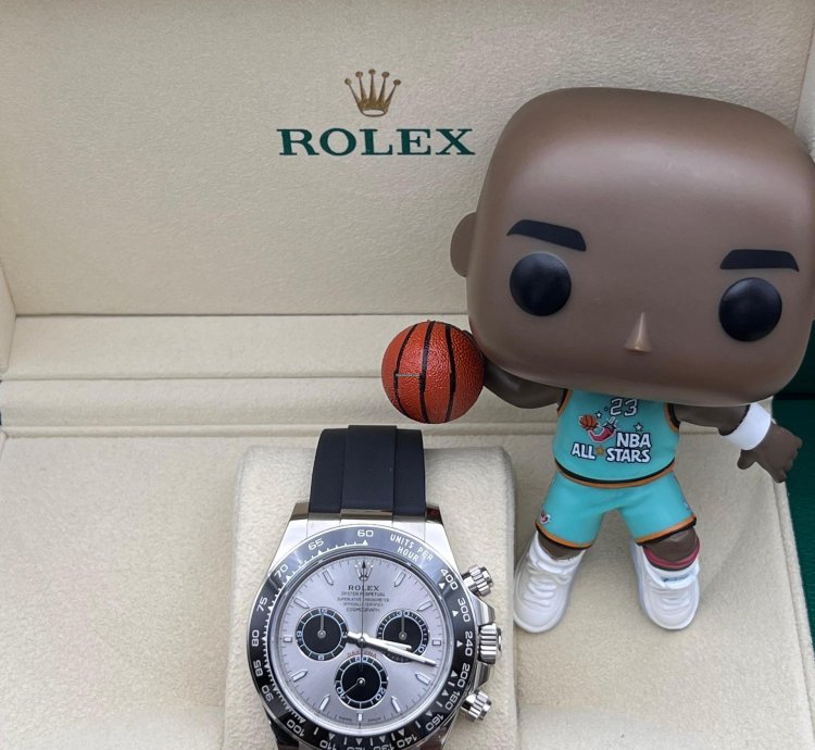 Rolex Daytona Cosmograph Daytona White Gold Oyster-flex Bracelet Ghost New Model