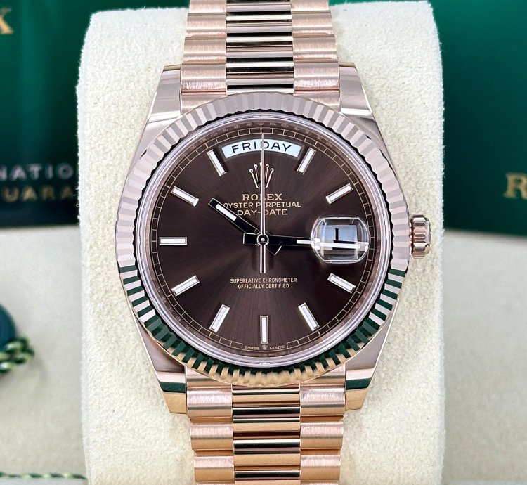 Rolex Day-date 40 Chocolate President 228235-0053 Unworn 2024