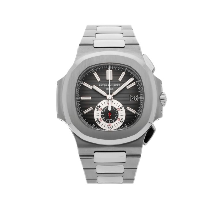 Patek Philippe Nautilus 5980 1a-014 Chronograph Stainless Steel Grey Dial 2013