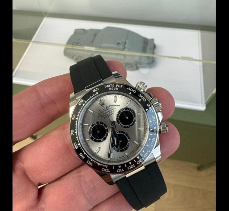 Rolex Daytona Cosmograph Daytona White Gold Oysterflex Silver Ghost Bnib 2024