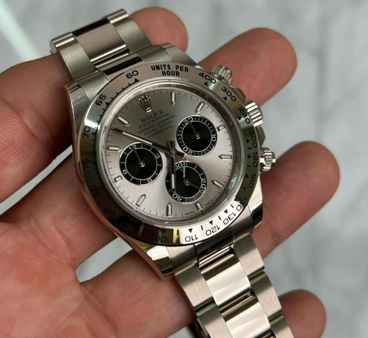 Rolex Daytona Cosmograph Daytona White Gold Silver Ghost Bnib 2025