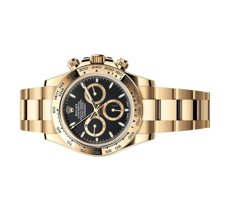 Rolex Daytona Cosmograph Daytona Yellow Gold Black Dial 126508 Unworn Full Set