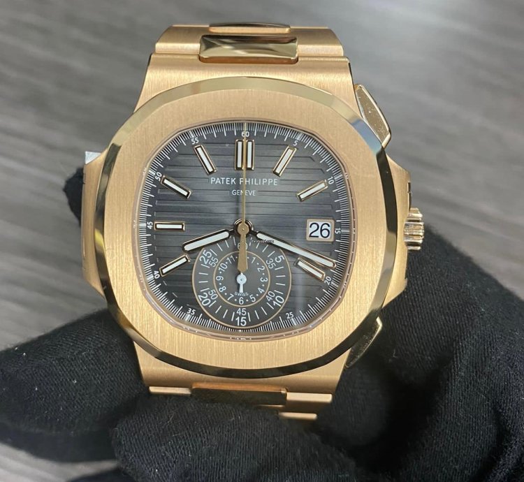 Patek Philippe Nautilus 5980 1r Nautilus Rose Gold Chronograph