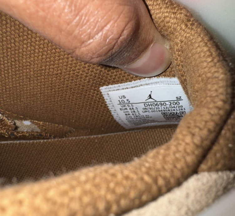 Air Jordan 6 Retro Travis Scott British Lhaki