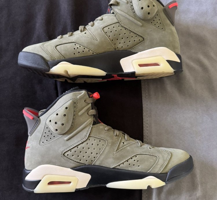 Air Jordan 6 Retro Travis Scott Olive