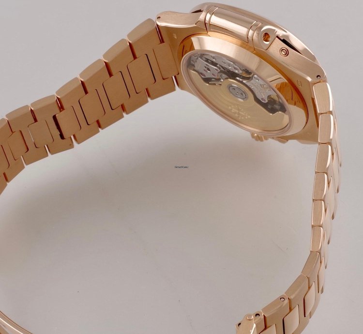 Patek Philippe Nautilus 5980 1r-001 18k Pink Gold Chronograph
