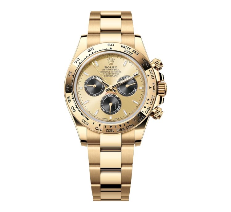 Rolex Daytona Cosmograph Daytona Yellow Gold Black Gold Dial 126508 Unworn Full Set Pikachu