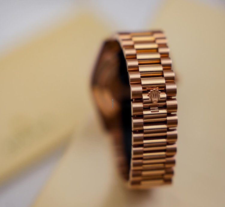 Rolex Day-date 40 Eisenkiesel - Set Complet 1er Propri Taire