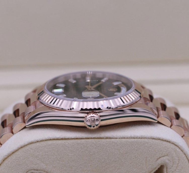 Rolex Day-date 40 Eisenkiesel 2024 Neu Everose Full Set On Stock Lagernd