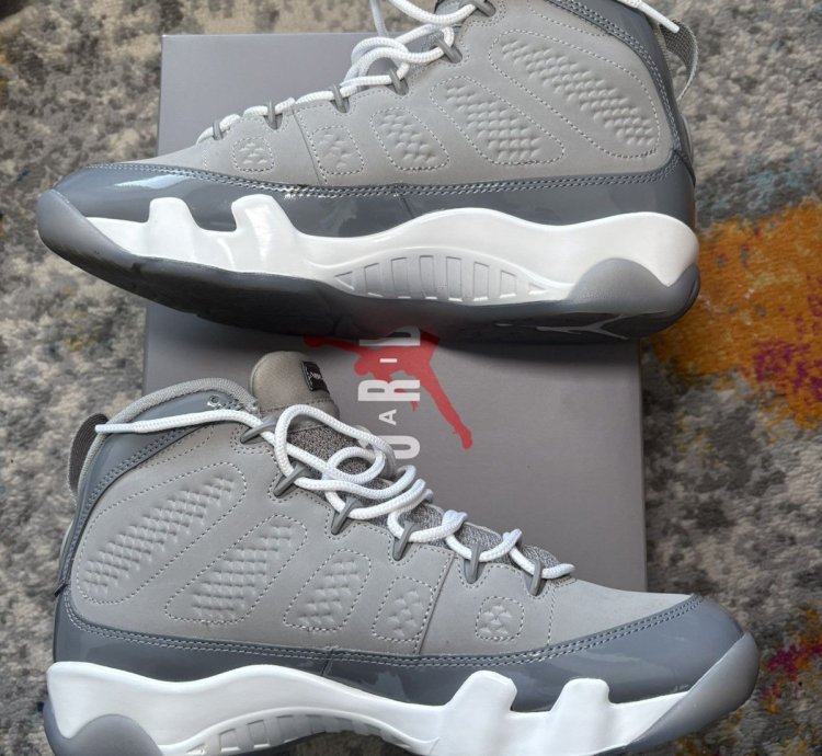 Air Jordan 9 Cool Grey Size 10