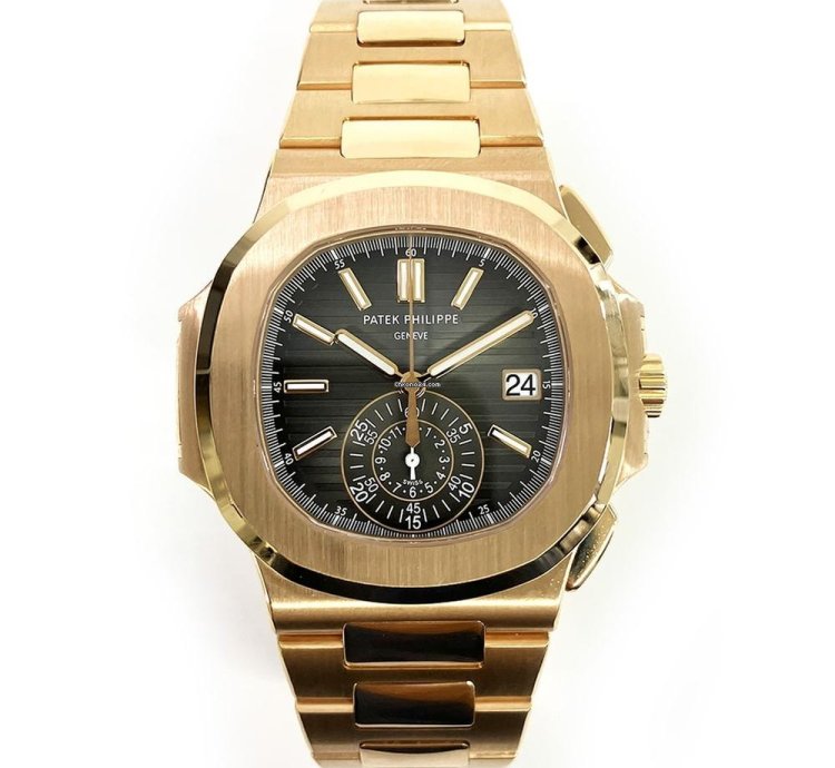 Patek Philippe Nautilus 5980 1r-001 Nautilus 18kt Rose Gold Automatic Men Watch 2020