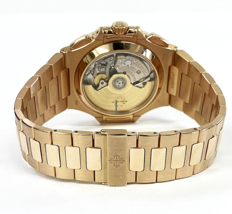 Patek Philippe Nautilus 5980 1r-001 Nautilus 18kt Rose Gold Automatic Men Watch 2020