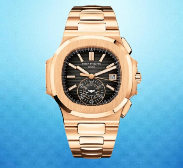 Patek Philippe Nautilus 5980 1r-001 Rose Gold Black Nautilus