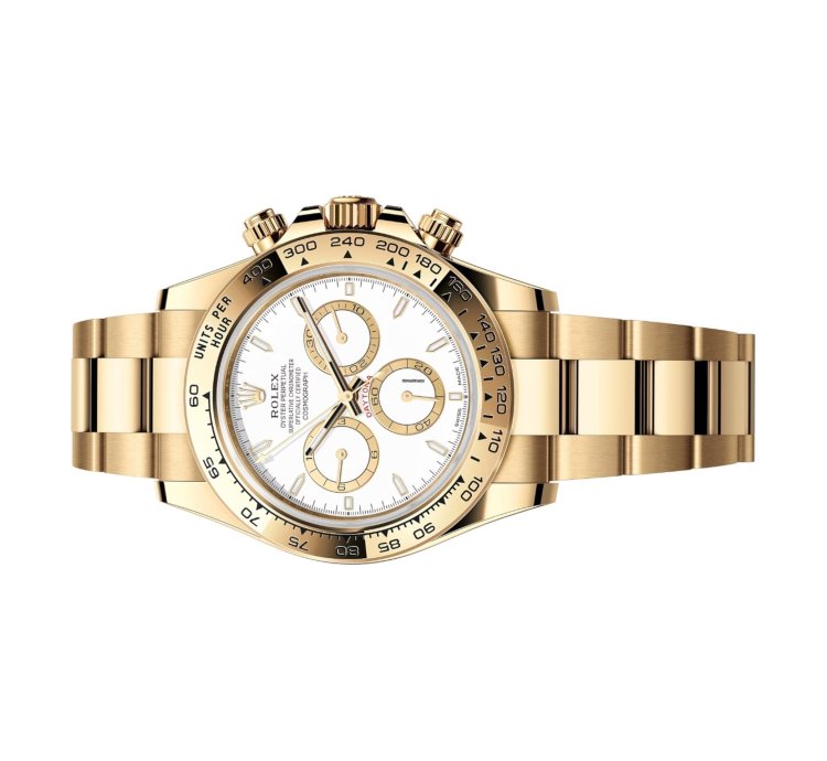 Rolex Daytona Cosmograph Daytona Yellow Gold White Dial 126508 Unworn Full Set