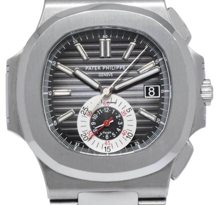 Patek Philippe Nautilus 5980 Chronograph Black Dial Watch Archive 11 5980 1a