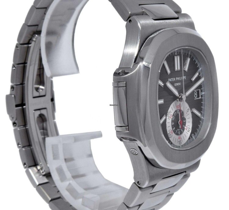 Patek Philippe Nautilus 5980 Chronograph Black Dial Watch Archive 11 5980 1a