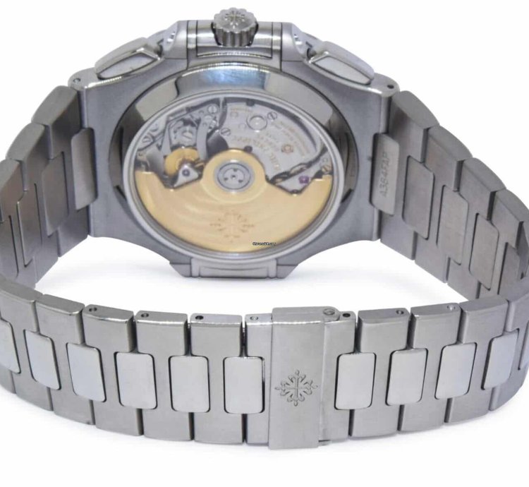 Patek Philippe Nautilus 5980 Chronograph Steel Blue Dial Watch 13 5980 1a
