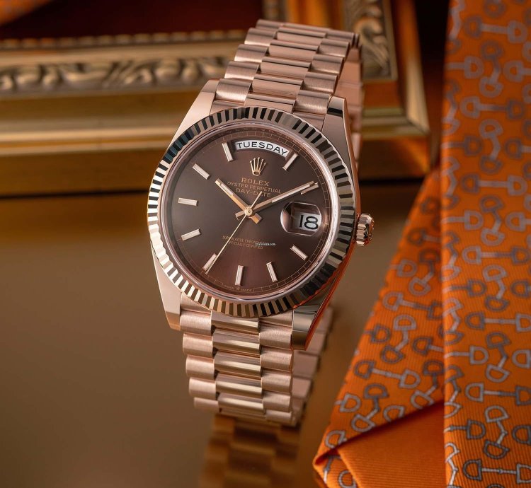 Rolex Day-date 40 Everose Chocolate